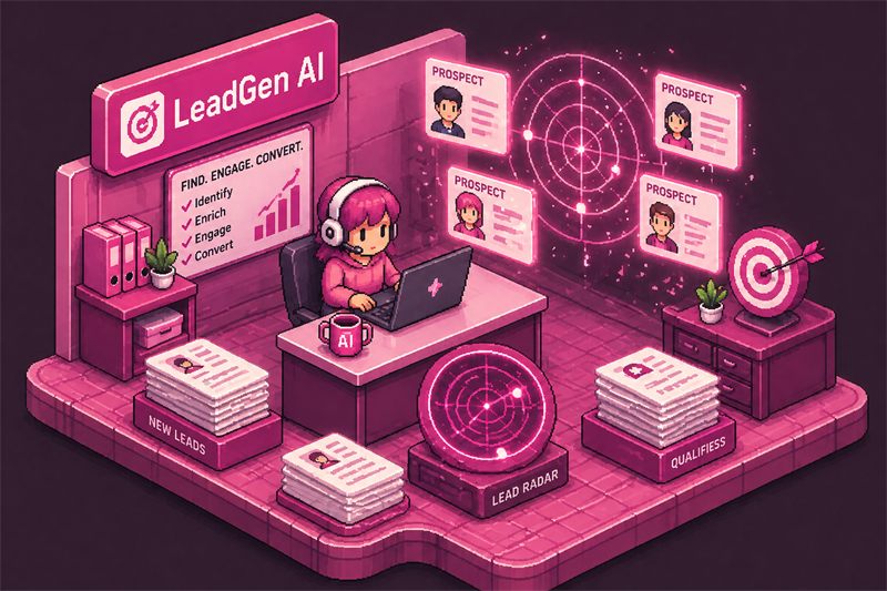 LeadGen AI — génération de leads qualifiés